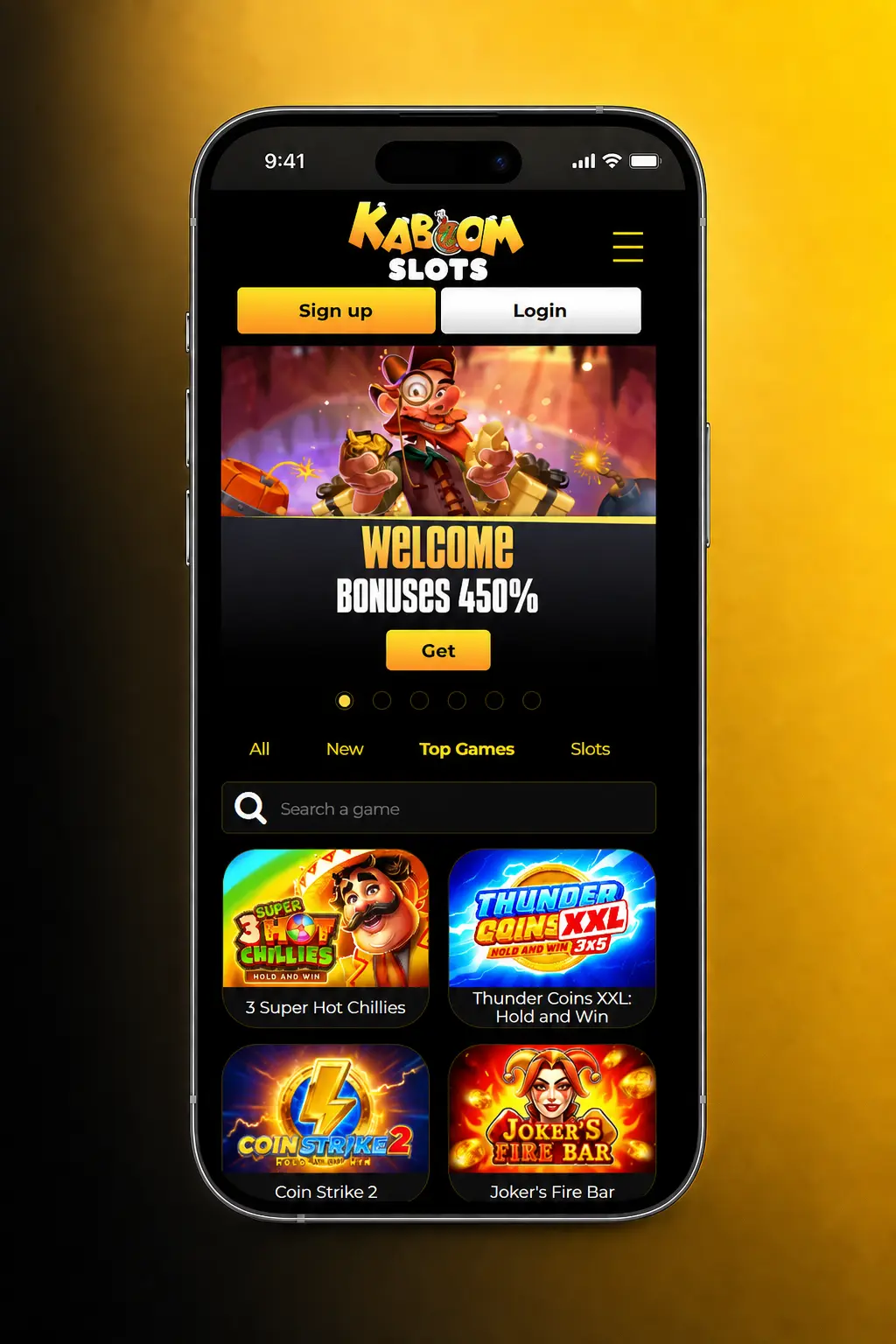 Kaboom Slots account verification steps for UK players showing KYC process including ID and address document submission