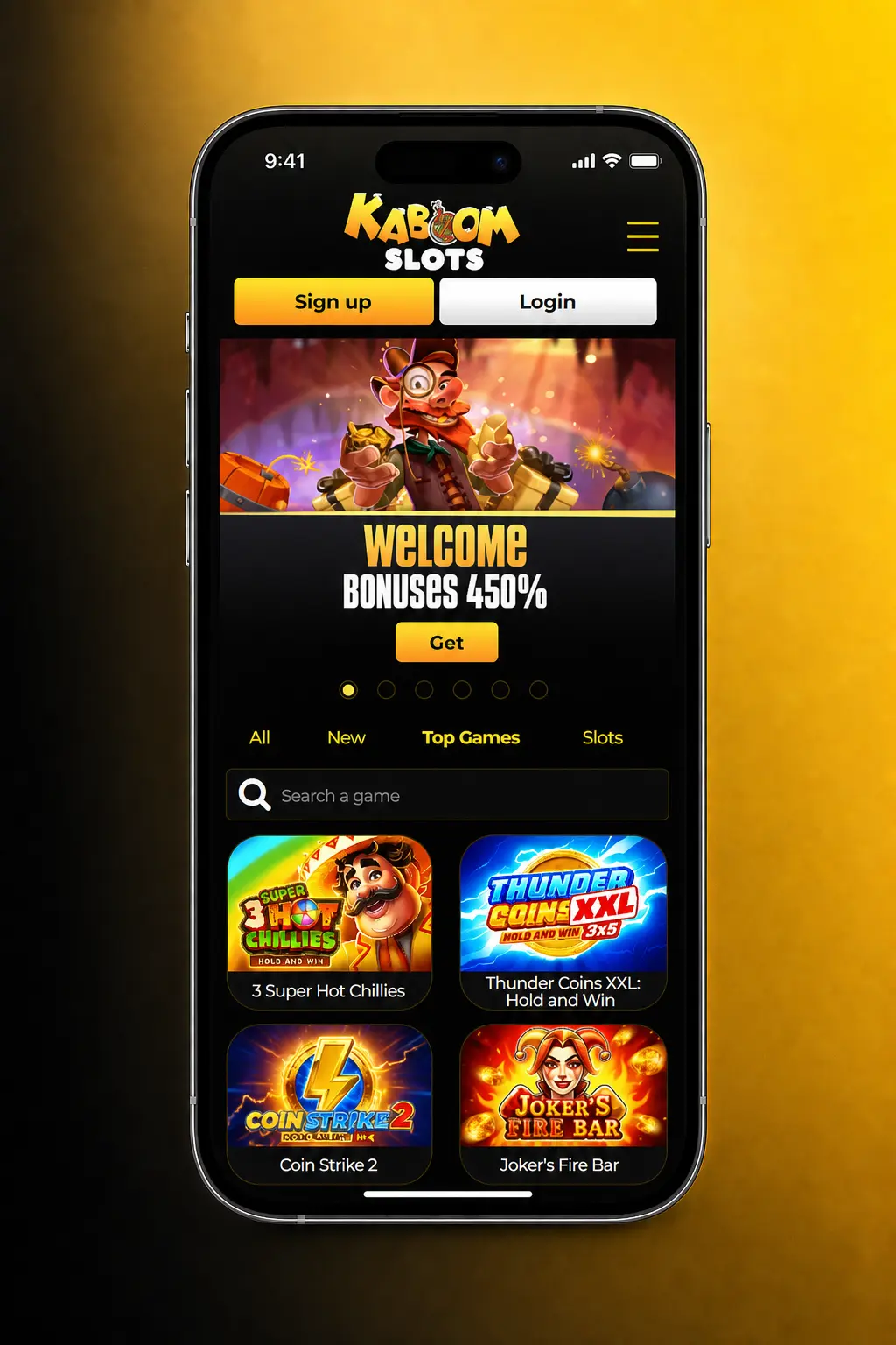 Kaboom Slots account verification steps for UK players showing KYC process including ID and address document submission