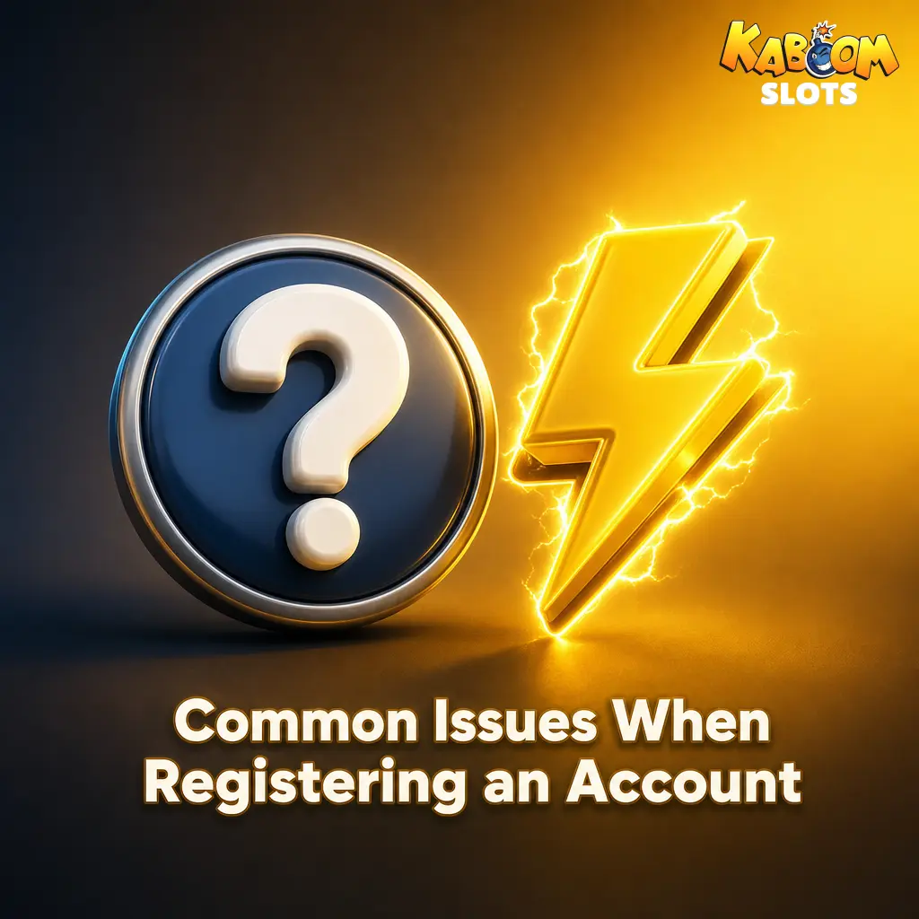 Kaboom Slots registration issues and fixes including email, KYC, deposit bonus, and account lockout solutions