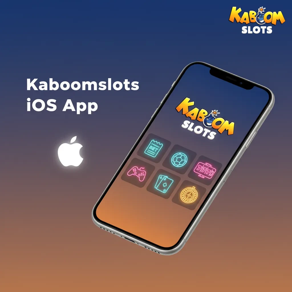 Kaboomslots iOS app for iPhone and iPad: free download, iOS 12+, ~200MB; fast betting, casino, account and payments.
