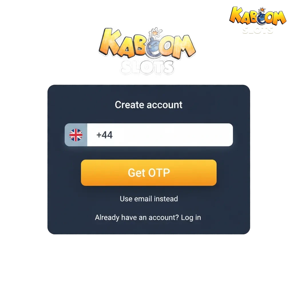 Kaboomslots UK: registration, login, and verification steps for casino/sports; web & app; support; tiered welcome bonus.