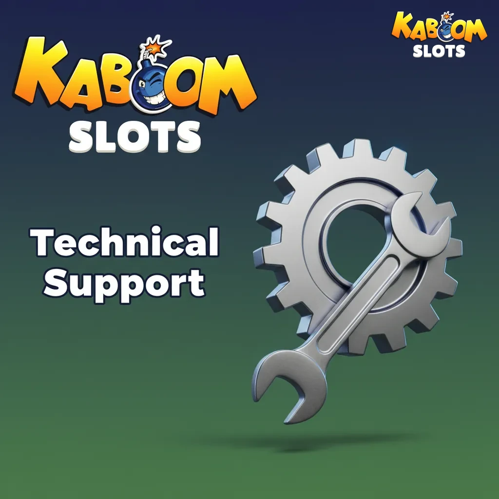 Kaboomslots Technical Support: live chat or email for app, game, or payment issues; quick triage and secure fixes.