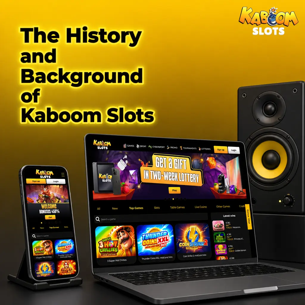 Kaboom Slots online casino and sportsbook platform founded in 2022 with Curacao eGaming licence
