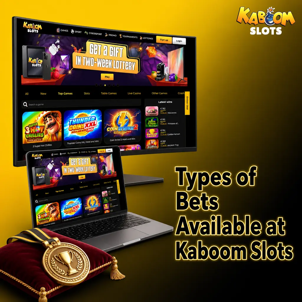 Kaboom Slots bet types: single, accumulator, and system bets explained for sports markets including pre-match and live events